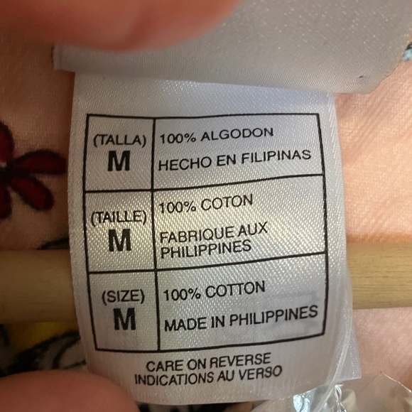 NWT The Disney Store Bathtube Bath Print 100% Cotton Pink Nightshirt - Picture 5 of 6